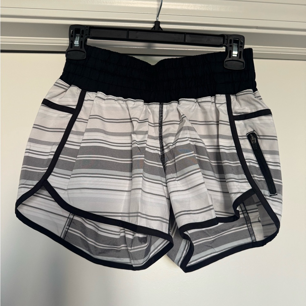 Striped Women's Athletic Shorts
